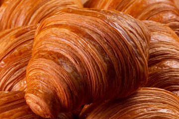 Delicious croissants. Fresh from the oven.