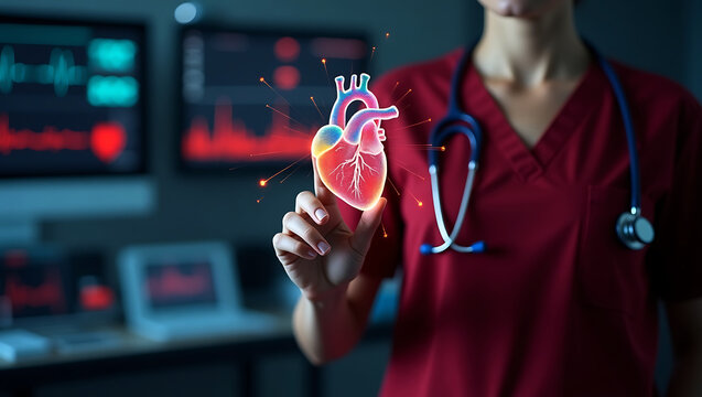 artificial intelligence healthcare and gauze medical care Ai technology. digestion human body is a mri nurse patient doctor technology dark, asian african american male female doctor computer - Powered by Adobe