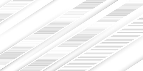 Obraz premium white abstract background. shining lines pattern for banner, wallpaper, cover.