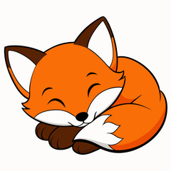 red fox cartoon