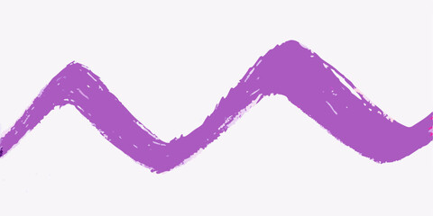 featuring zigzag lines with a brushstroke-like texture creating a dynamic wave pattern over a plain white background.
