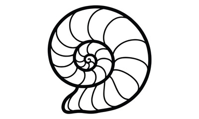 Nautilus Shell: Capturing the mesmerizing elegance and symmetrical beauty of a nautilus shell, showcasing its perfect spiral form and the wonder of marine life.