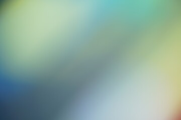 Blau und Grün fließen als reine Farben ineinander 