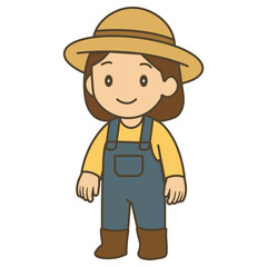 cartoon gardener illustration