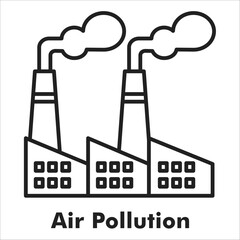 Air Pollution Outline Icon