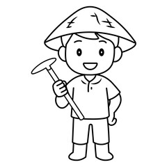 cartoon farmer illustration