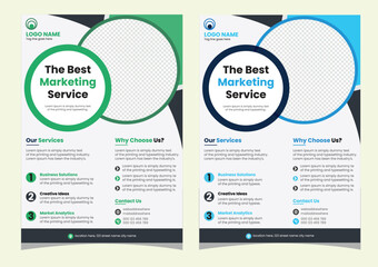 Corporate business flyer template design set Business Flyer Layout, flyer. newest trendy creative corporate multipurpose minimal official business advertising magazine poster flyer with creative