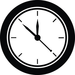clock vector illustration on transparent background