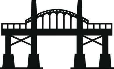 bridge vector illustration on transparent background