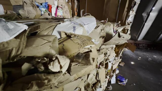  Paper waste recycling plant, waste paper recycling, the company is engaged in recycling paper waste into new valuable resources