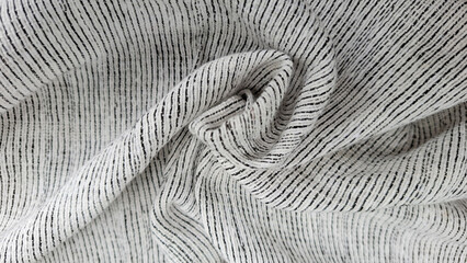 Textile's Textured Embrace: Close-up capture of textile fabric with unique texture showcasing the intricate details of the material. Revealing a captivating blend of textures and patterns.