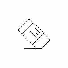 rubber eraser tool icon sign vector