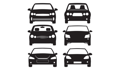 Car Type Icons Editable Stroke