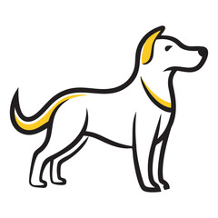 Dog vector art.