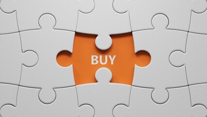 Fototapeta premium Buy. form the word Buy. The concept of the word Buy