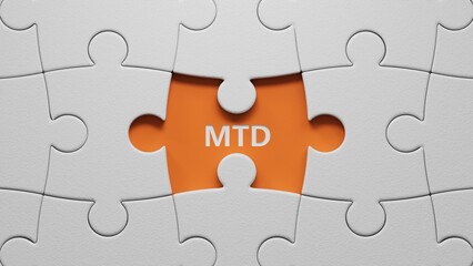 Fototapeta premium mtd concept on .
