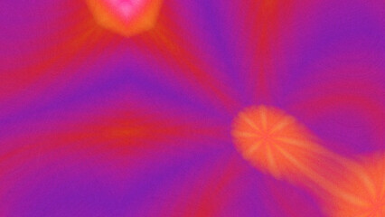 Abstract Radiant Burst with Soft Grain Texture, Symmetrical Glow Pattern in Psychedelic Style,...