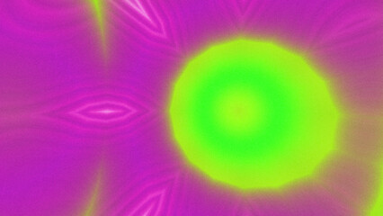 Abstract Radiant Burst with Soft Grain Texture, Symmetrical Glow Pattern in Psychedelic Style,...