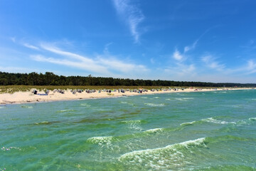 Beach at Prerow, Island Darss, Pomerania, Germany