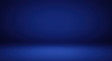 Deep Blue Abstract Background: A Study in Gradient and Shade