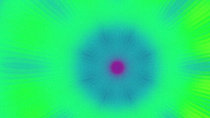 Abstract Radiant Burst with Soft Grain Texture, Symmetrical Glow Pattern in Psychedelic Style,...