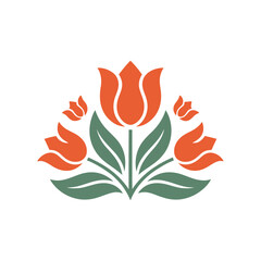 Tulip floral emblem