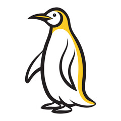 Penguin vector art.
