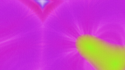 Abstract Radiant Burst with Soft Grain Texture, Symmetrical Glow Pattern in Psychedelic Style,...