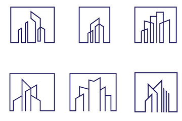 building construction vector illustration logo design