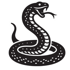 Naklejka premium Hissing Snake 