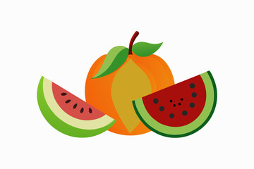 vector illustration of a fruit