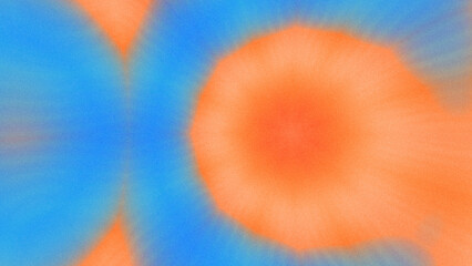 Fototapeta premium Abstract Radiant Burst with Soft Grain Texture, Symmetrical Glow Pattern in Psychedelic Style, Radiating Circular Abstract with Subtle Noise, Kaleidoscopic Starburst with Gradient Flow