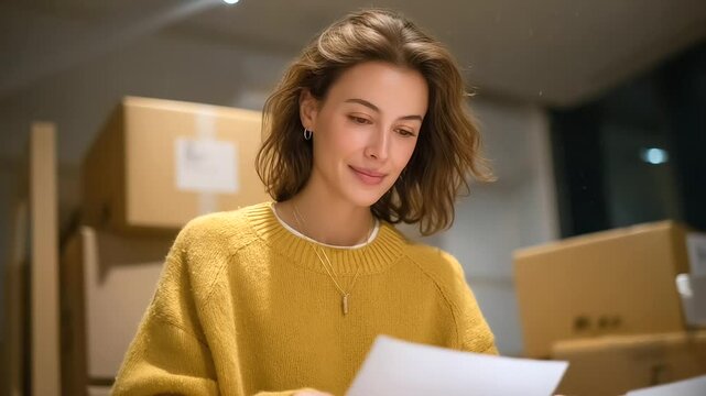 Efficiently Organizing a Storage Unit with Labels and Boxes