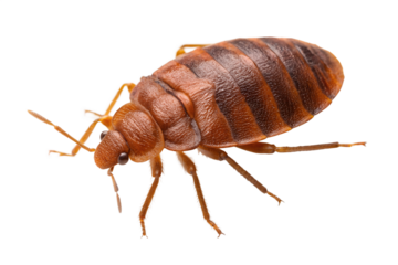 Close-up Detailed Image of a Bed Bug Identification and Control