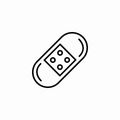 band aid icon sign vector