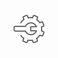 maintenance settings icon sign vector