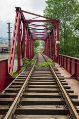 an old disused railway bridge