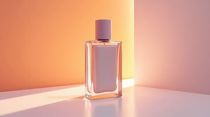 Rectangular bottle with bold light angle