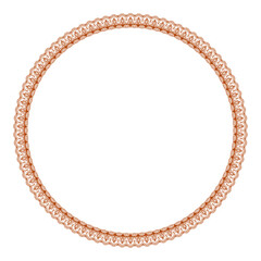 Luxury Mandala Golden Circle Frame With Vintage Gold Circular Pattern