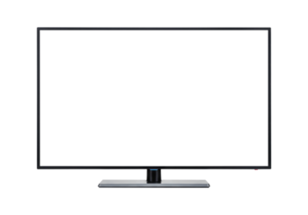 Home Cinema Screen for Entertainment and Media Concepts. Cut Out, Clipping Path on Transparent Background.