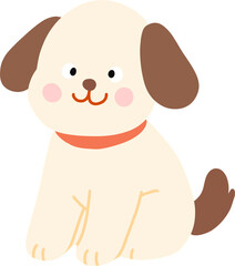 Sitting Puppy Cartoon