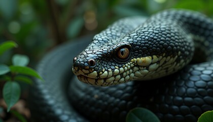Snake in Greenery