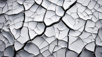 Dramatic Cracked Earth Texture Grey White Abstract Background for Design Projects