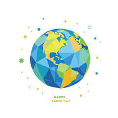 earth globe vector illustration