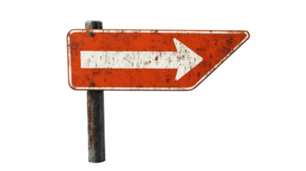 Left lane must turn left sign,Transparent background, PNG file