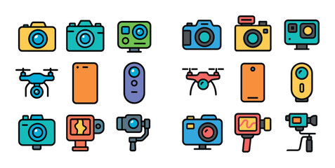 Nine Camera Icons