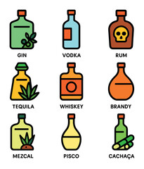 Colorful Spirit Icons
