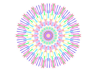 An Abstract firework fragments scatter freely, adding chaotic beauty and visual excitement to modern design aesthetics.