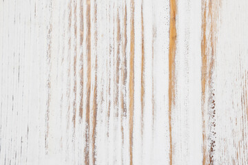 Distressed whitewash wooden surface background