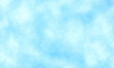 空や水のような淡いブルーとホワイトの優しい背景